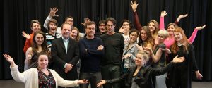 Five professors from the Department of Theatre and Film have been listed in the Top 10% of Faculty of Arts Instructors!. L to R: Ernest Mathijs (Film Studies), Bruce Spangler (Film Production), Stephen Malloy (Theatre). Not shown: David Hauka (Film Production) and Tom Scholte (Theatre)