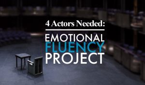 ACTORS NEEDED FOR RESEARCH PROJECT: Professor Gayle Murphy (Voice, BFA Acting)
